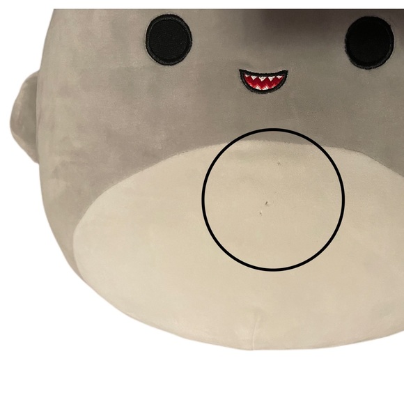 RARE Squishmallow Gordon the Shark 16 in Stuffed Plush - Picture 8 of 8